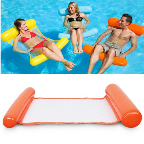 #1 Foldable Inflatable Floating Water Bed