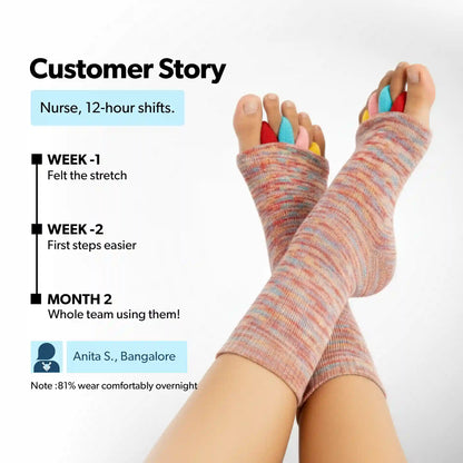 Multi Colour Foot Alignment Socks