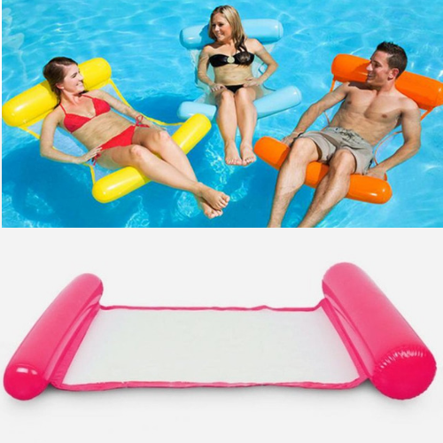 #1 Foldable Inflatable Floating Water Bed