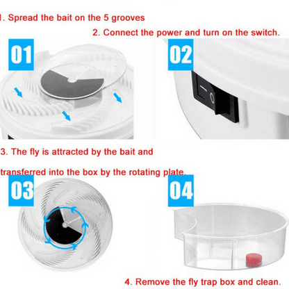No Kill Flies Trap Device