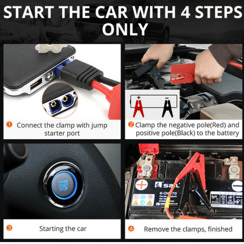 Mullti-Functional Jump Starter and Portable Power Bank