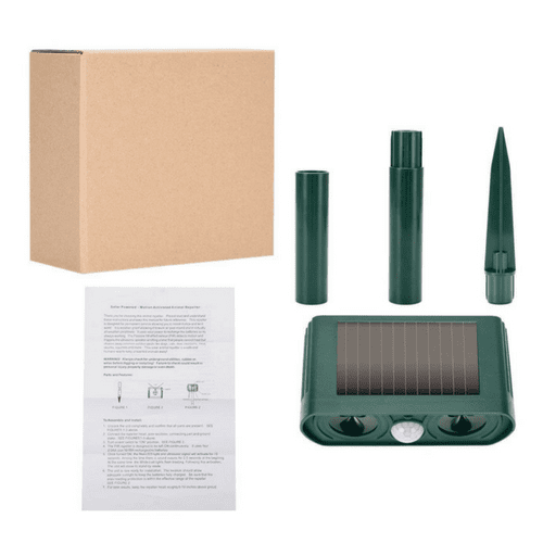 Solar Powered Ultrasonic Animal Repeller