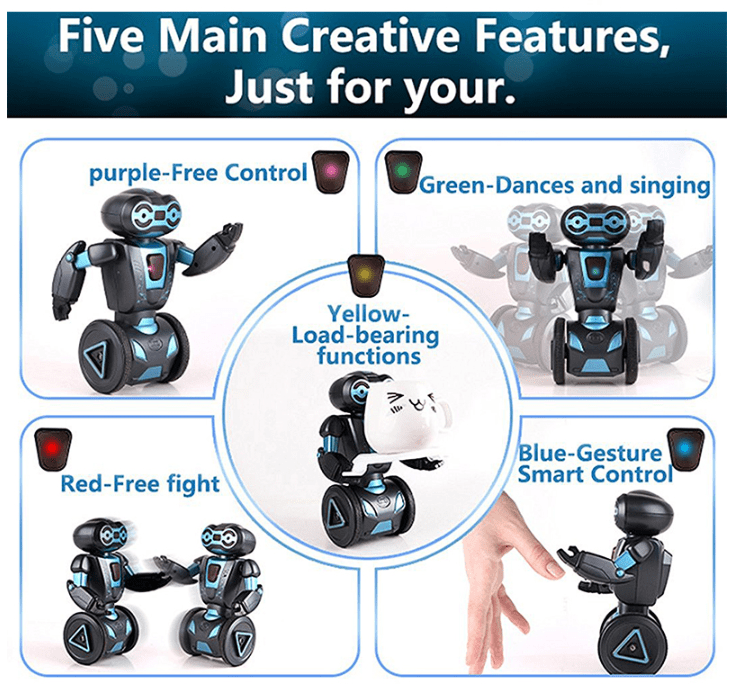 Intelligent Humanoid Self-Balancing Robot - Remote Control - For Age 3 and up