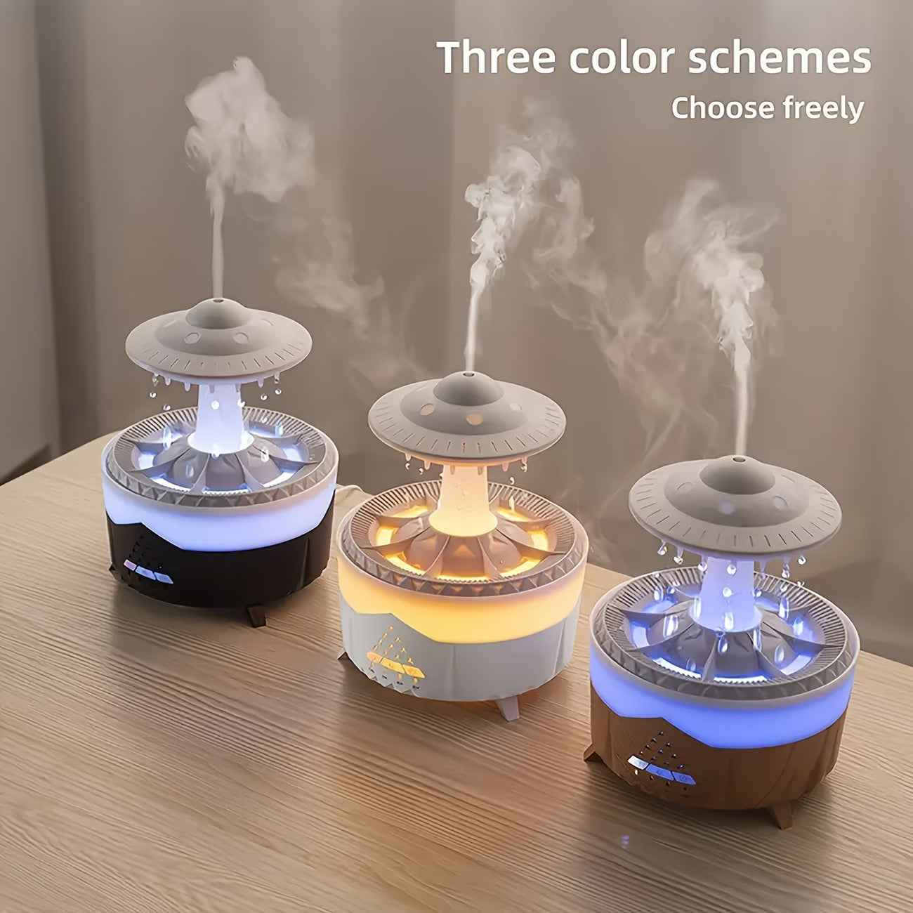 Smart Mist Aroma Diffuser & Water Drop Humidifier