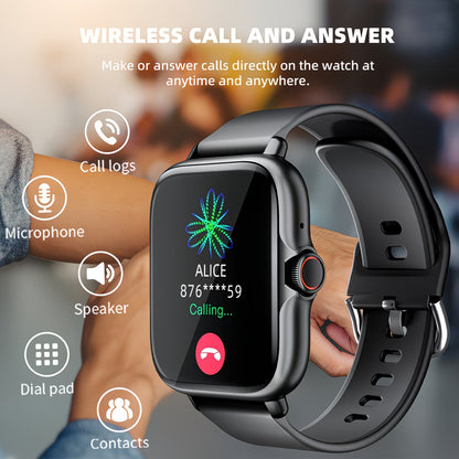 HD Smartwatch with Bluetooth Calling, Fitness Tracker & Sleep Monitor