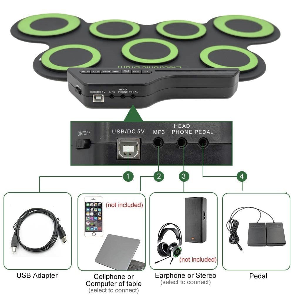 Portable Drum Set