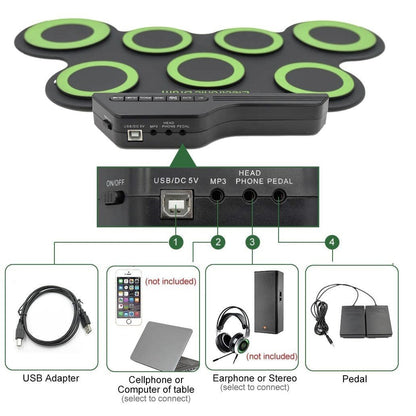 Portable Drum Set