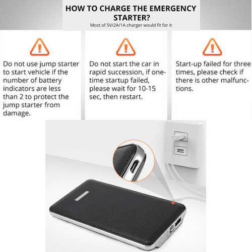Mullti-Functional Jump Starter and Portable Power Bank