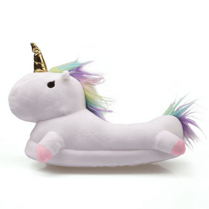 Plush Unicorn Slippers
