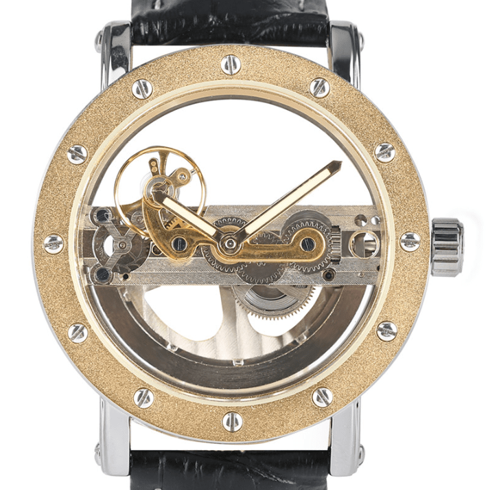 #1 Mechanical Watch - Transparent Skeleton Self Winding Watch