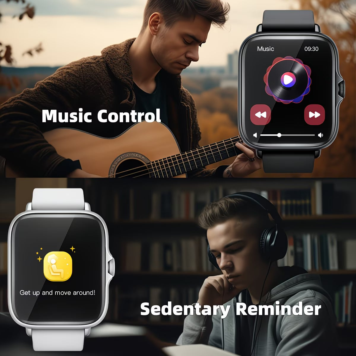 HD Smartwatch with Bluetooth Calling, Fitness Tracker & Sleep Monitor