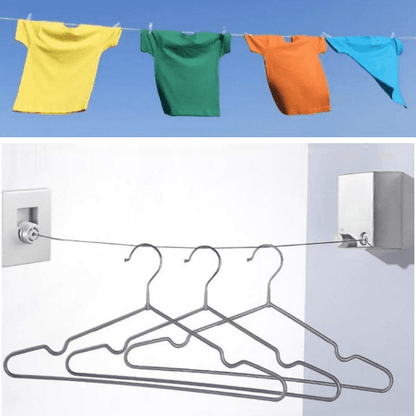 Magic Invisible Clothesline - Stainless Steel - Retractable