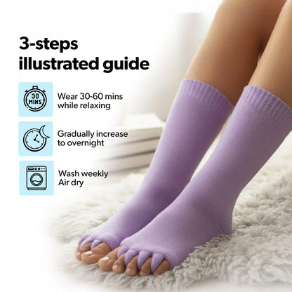 Light Purple Foot Alignment Socks