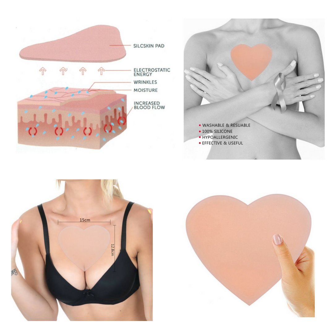 NEW Anti-Wrinkle Silicone Chest Pad