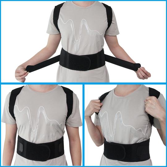 Magnetic Posture Corrective Therapy Back Brace For Men & Women