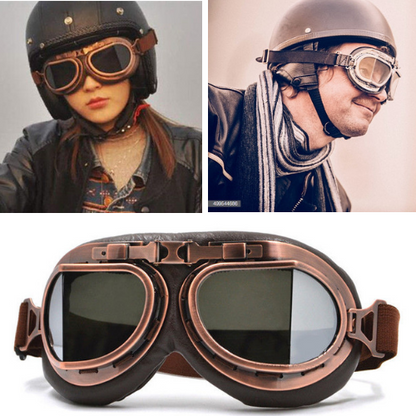 Vintage Motorcycle Goggles