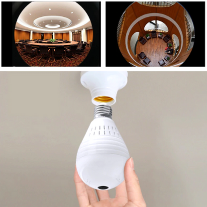 Hidden Camera Light Bulb - Wireless Light Bulb Home Security Camera