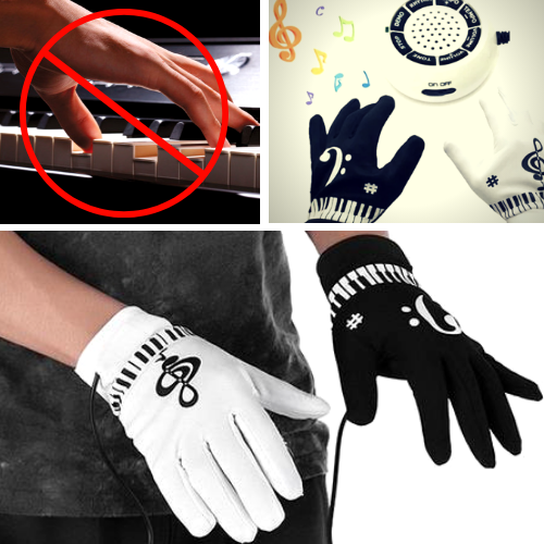 Electronic Piano Gloves