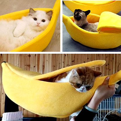 Banana Cave Pet Bed - Special