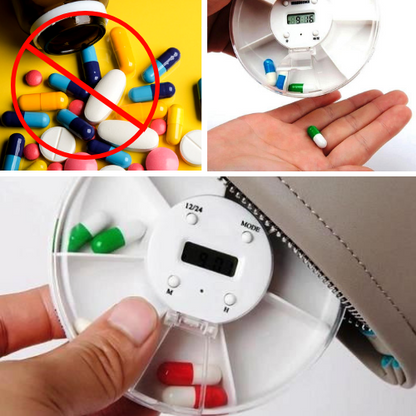Pill Box Reminder Alarm Clock