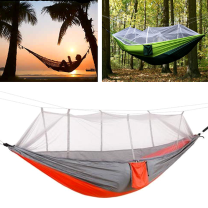 Lightweight Portable Camping Hammock With Mosquito Net