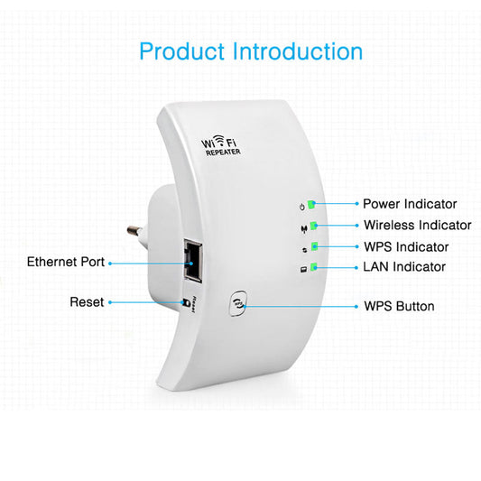 Wireless WiFi Repeater and Signal Booster