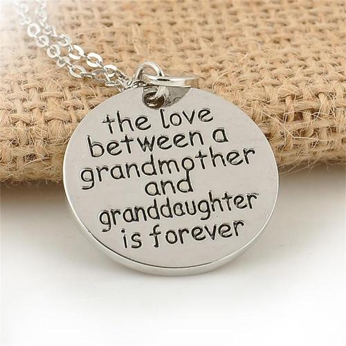 Love from Grandmother is Forever Necklace
