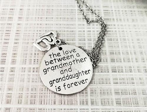Love from Grandmother is Forever Necklace