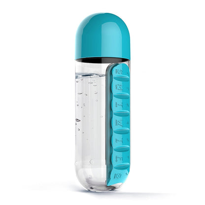 Vitamins Organizer Water Bottle