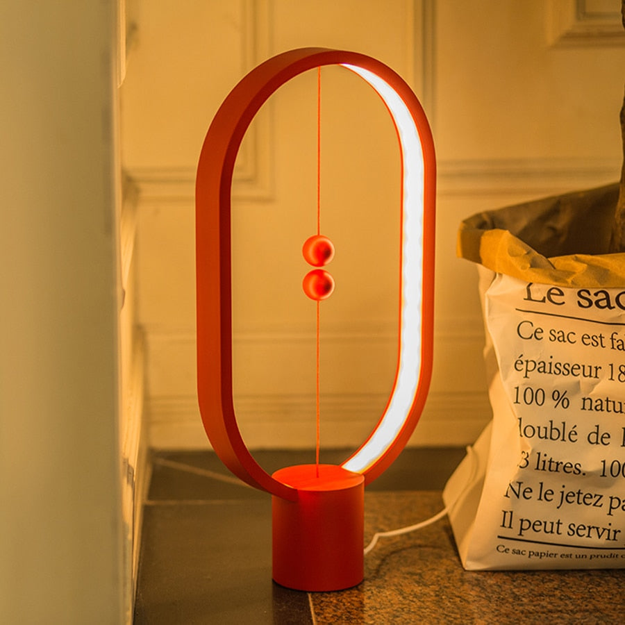 Wood Magnetic Table Lamp