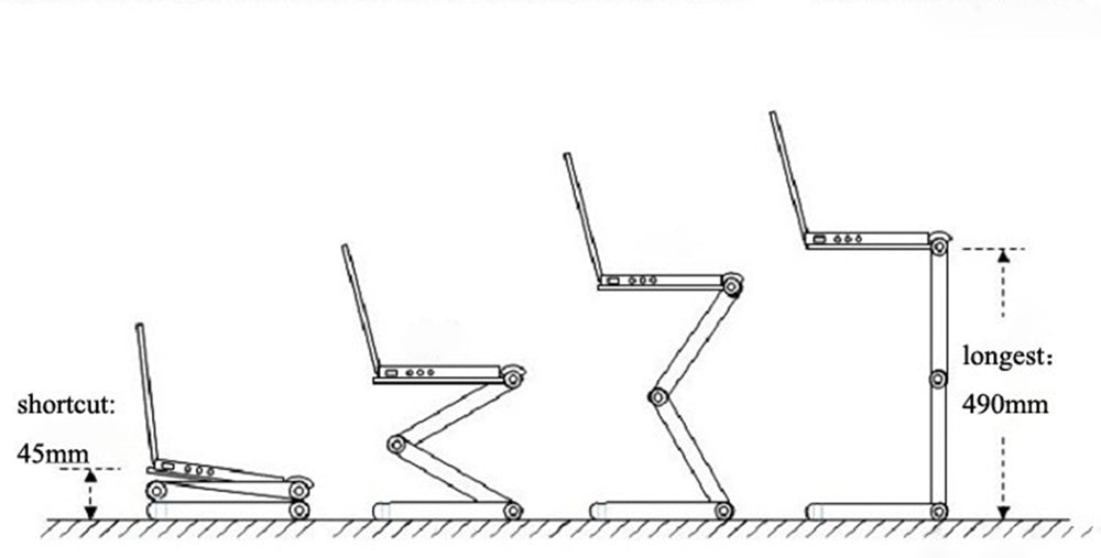 #1 Ergonomic Adjustable Laptop Stand
