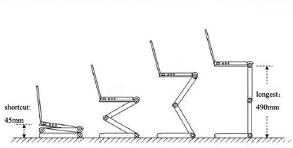 #1 Ergonomic Adjustable Laptop Stand