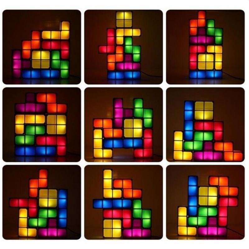 Tetris LED Lamp