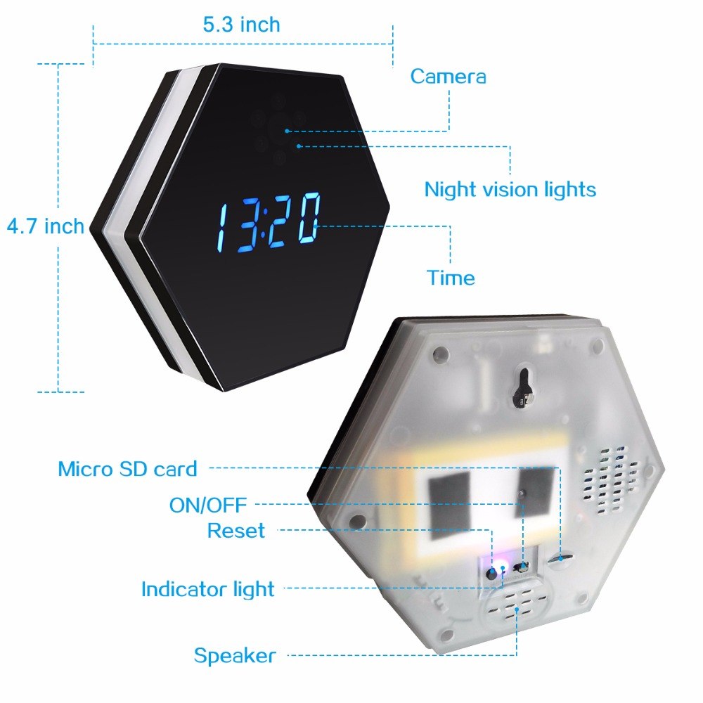 Spy Camera Wall Clock