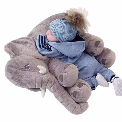 Elephant Plush Pillow - Soft & Comfy