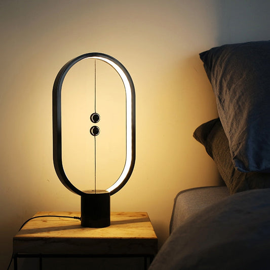 Wood Magnetic Table Lamp