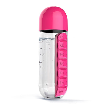 Vitamins Organizer Water Bottle