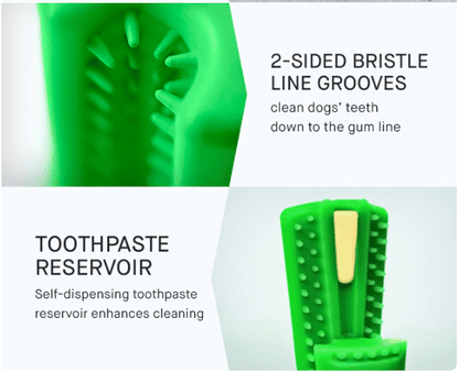 Dog Toothbrush - Helps Prevent Dog Gum Disease