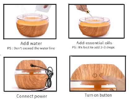 Essential Oil Diffuser Humidifier