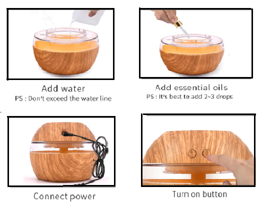 Essential Oil Diffuser Humidifier