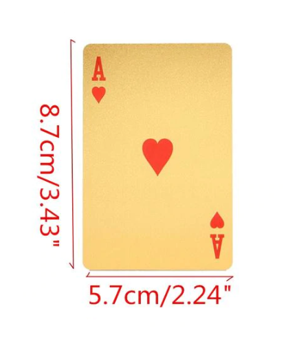 Gold Playing Cards