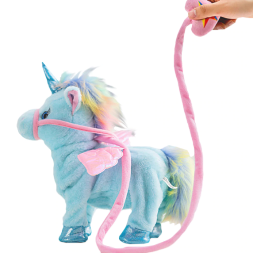 Walking Unicorn Plush Toy - Electric Walking Unicorn