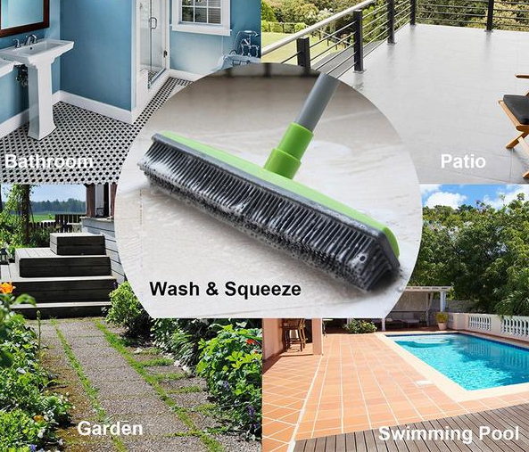 Multi-Surface Rubber Broom