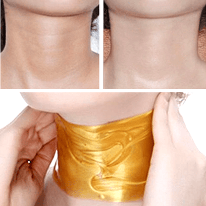 24K Gold Collagen Neck Mask