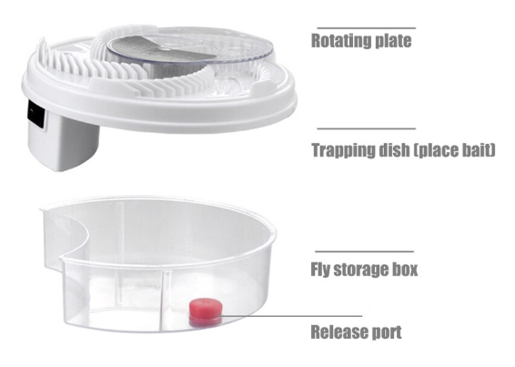 No Kill Flies Trap Device