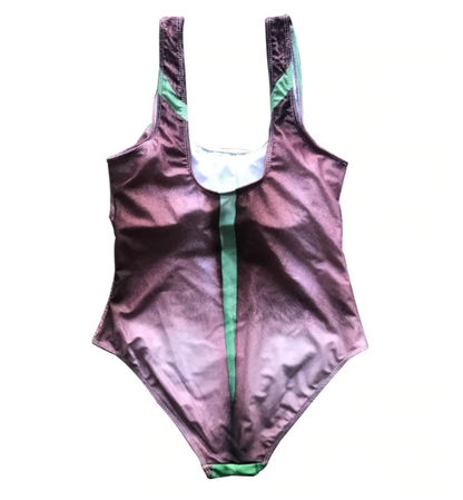 Hairy Chest Bathing Suit - Dad Bod One-Piece Swimsuit