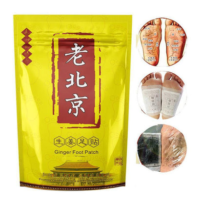 The Original Anti-Inflammation - Swelling Ginger Foot Patch - 10 Pieces