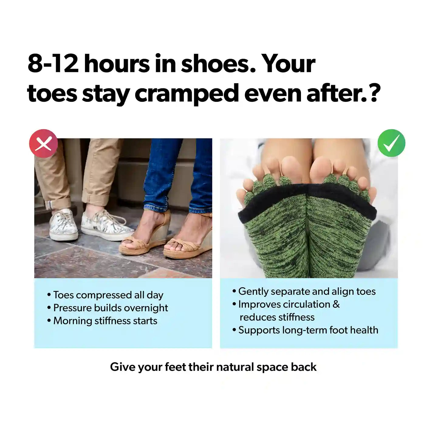 Light Purple Foot Alignment Socks