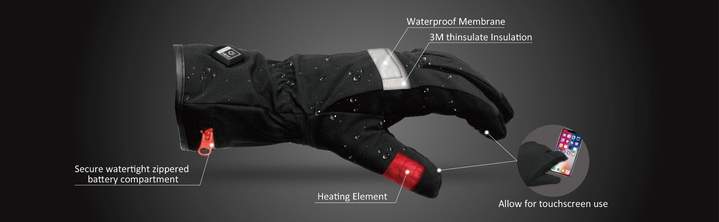 Ultimate Waterproof Heated Gloves