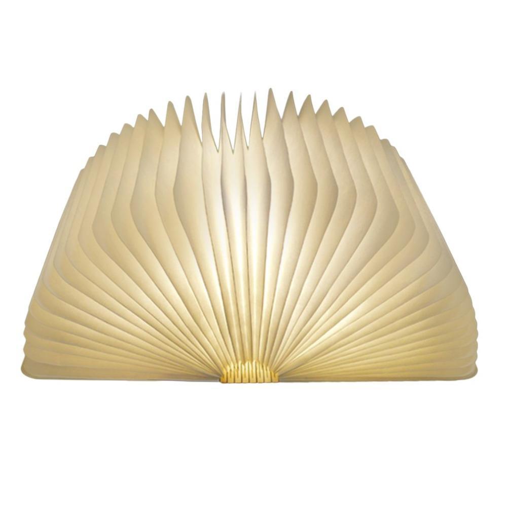Wood Book LED Lamp